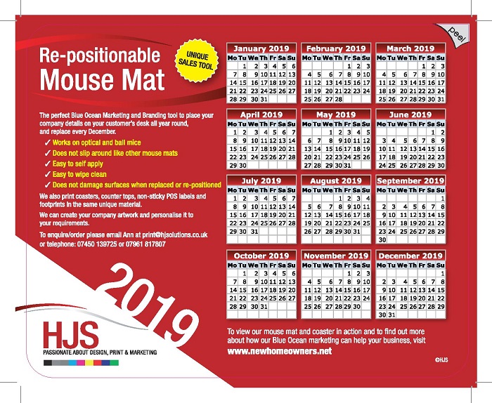 Mousemat Calendar